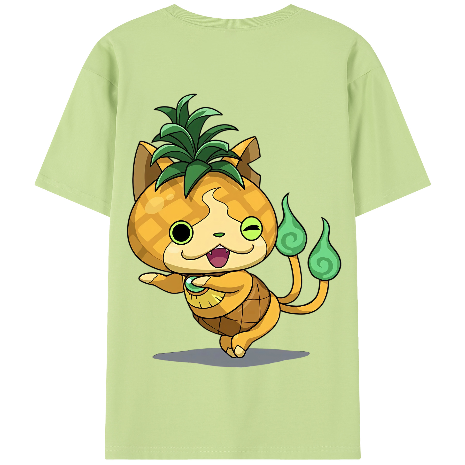 （画像用） 妖怪ウォッチ Yo-kai Watch 綿100％半袖Tシャツ（背面プリント）